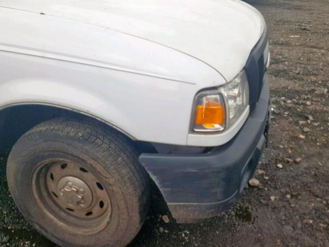 1FTYR10D68PA05174 - 2008 FORD RANGER WHITE photo 9