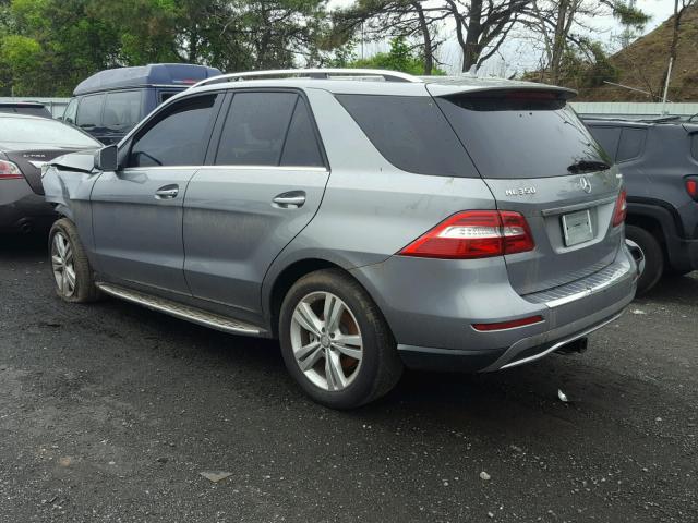 4JGDA5HB8DA106208 - 2013 MERCEDES-BENZ ML 350 4MA GRAY photo 3