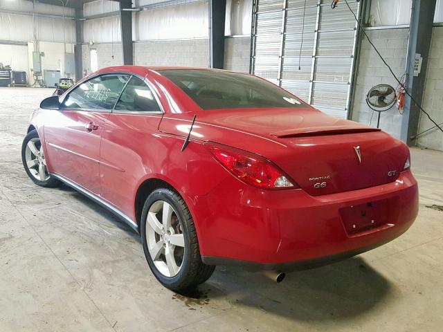 1G2ZH358764274849 - 2006 PONTIAC G6 GT RED photo 3