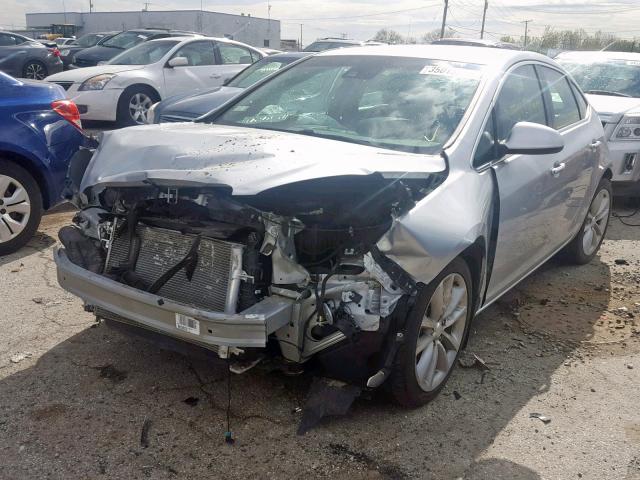 1G4PR5SK5F4126691 - 2015 BUICK VERANO CON SILVER photo 2