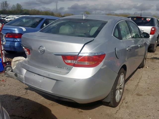 1G4PR5SK5F4126691 - 2015 BUICK VERANO CON SILVER photo 4