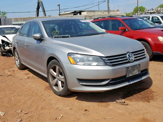 1VWBP7A35CC033677 - 2012 VOLKSWAGEN PASSAT SE GRAY photo 1