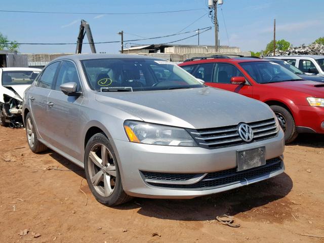 1VWBP7A35CC033677 - 2012 VOLKSWAGEN PASSAT SE GRAY photo 9