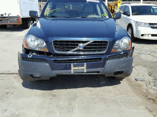 YV1CZ59H341065864 - 2004 VOLVO XC90 BLUE photo 9