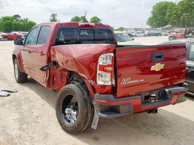 1GCGSCENXJ1261386 - 2018 CHEVROLET COLORADO L RED photo 3