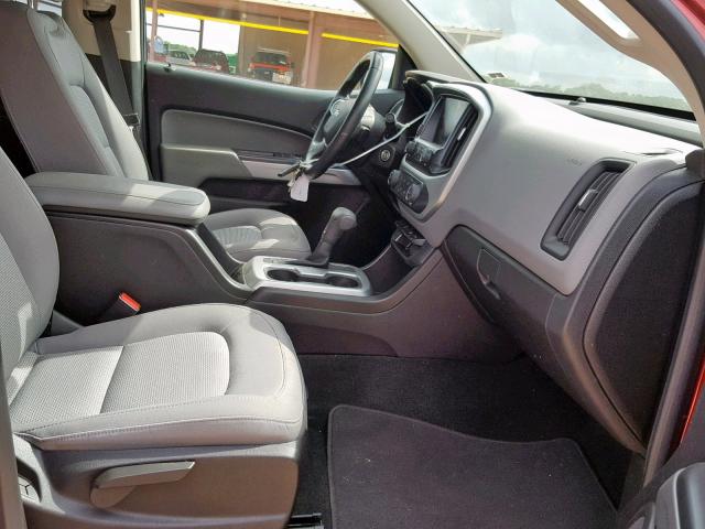 1GCGSCENXJ1261386 - 2018 CHEVROLET COLORADO L RED photo 5