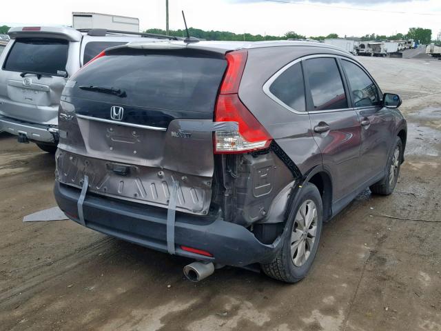 5J6RM3H74DL002136 - 2013 HONDA CR-V EXL TAN photo 4