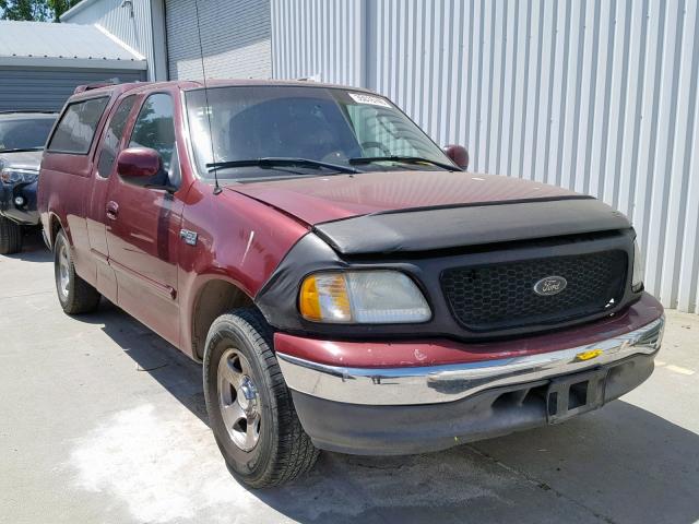 2FTRX17273CA46311 - 2003 FORD F150 BURGUNDY photo 1