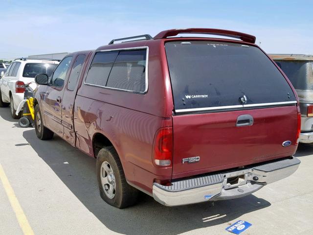 2FTRX17273CA46311 - 2003 FORD F150 BURGUNDY photo 3