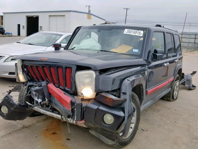 1J8HG682X8C231076 - 2008 JEEP COMMANDER შავი ფოტო 2