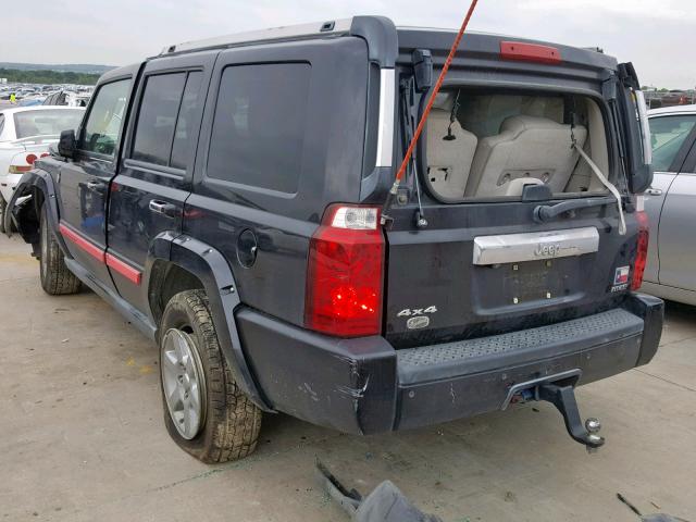 1J8HG682X8C231076 - 2008 JEEP COMMANDER შავი ფოტო 3