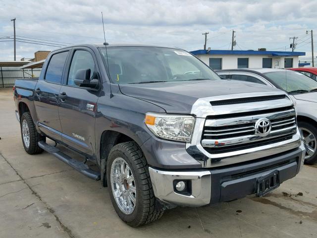 5TFEW5F11GX194301 - 2016 TOYOTA TUNDRA CRE GRAY photo 1