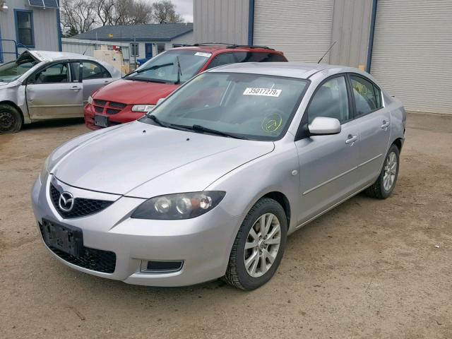 JM1BK12F871669194 - 2007 MAZDA 3 I SILVER photo 2