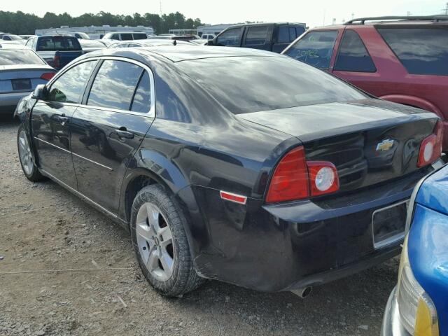1G1ZC5E09AF199898 - 2010 CHEVROLET MALIBU 1LT შავი ფოტო 3