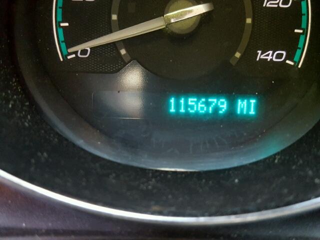 1G1ZC5E09AF199898 - 2010 CHEVROLET MALIBU 1LT შავი ფოტო 8