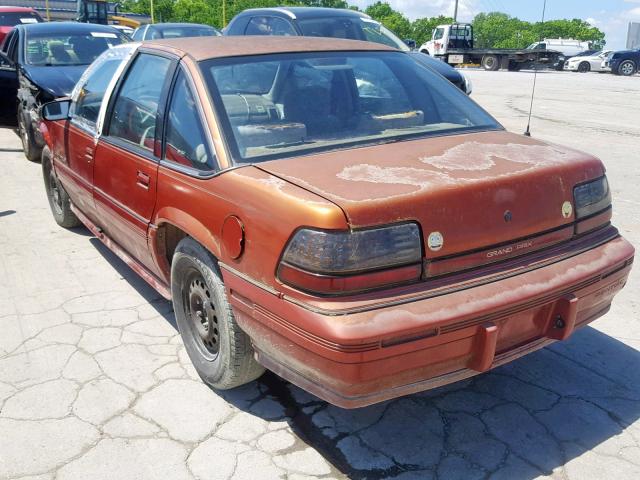 1G2WJ52M8TF224921 - 1996 PONTIAC GRAND PRIX RED photo 3