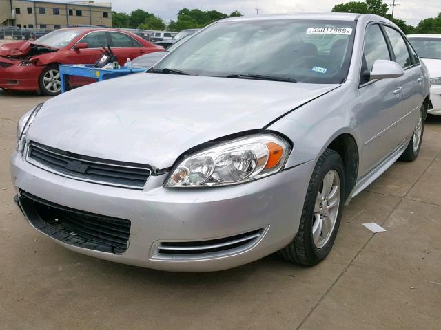 2G1WA5E3XE1174637 - 2014 CHEVROLET IMPALA LIM SILVER photo 2