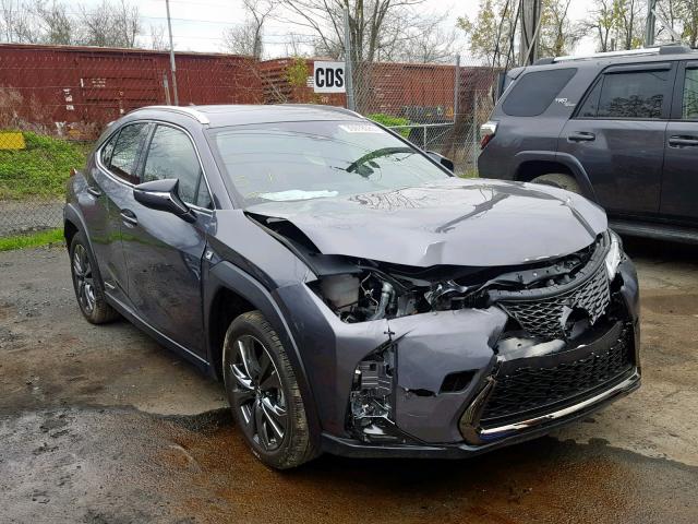 JTHU9JBH4K2000525 - 2019 LEXUS UX 250H GRAY photo 1