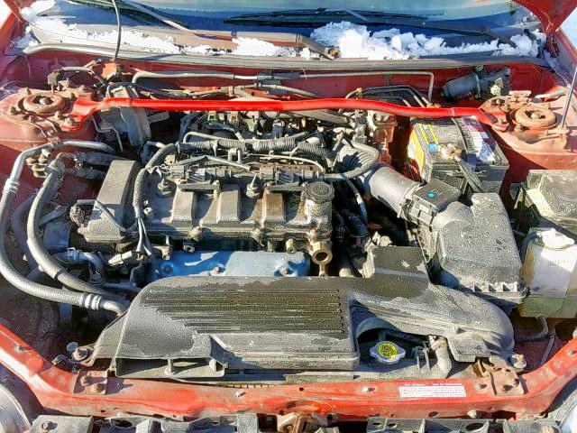 JM1BJ245621617911 - 2002 MAZDA PROTEGE PR RED photo 7