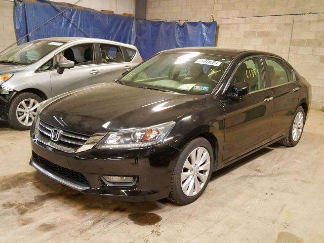 1HGCR2F82FA038782 - 2015 HONDA ACCORD EXL BLACK photo 2