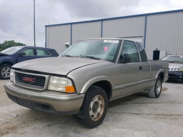 1GTCS1947X8507329 - 1999 GMC SONOMA TAN photo 2