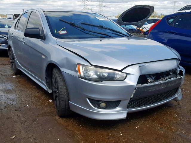 JA32X8HW8AU011512 - 2010 MITSUBISHI LANCER GTS SILVER photo 1