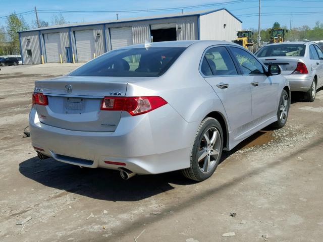 JH4CU2F88EC000097 - 2014 ACURA TSX SE SILVER photo 4