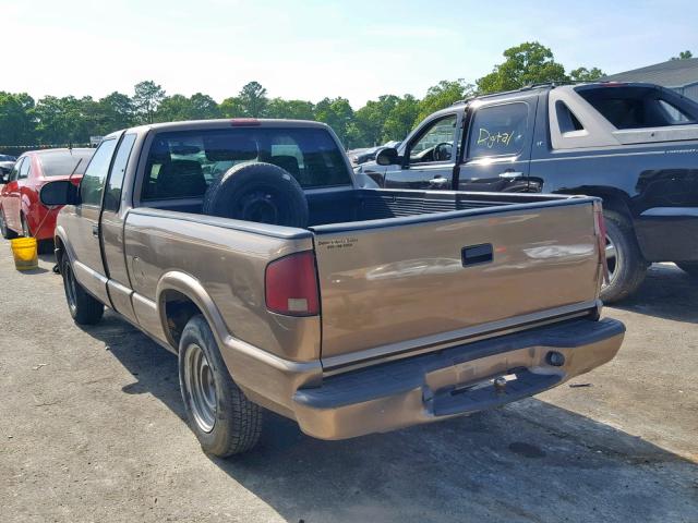 1GTCS195328197763 - 2002 GMC SONOMA TAN photo 3