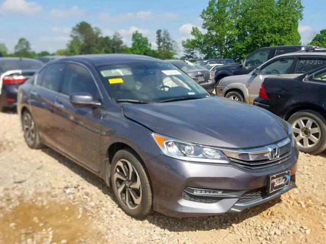 1HGCR2F82HA049686 - 2017 HONDA ACCORD EXL BLACK photo 1