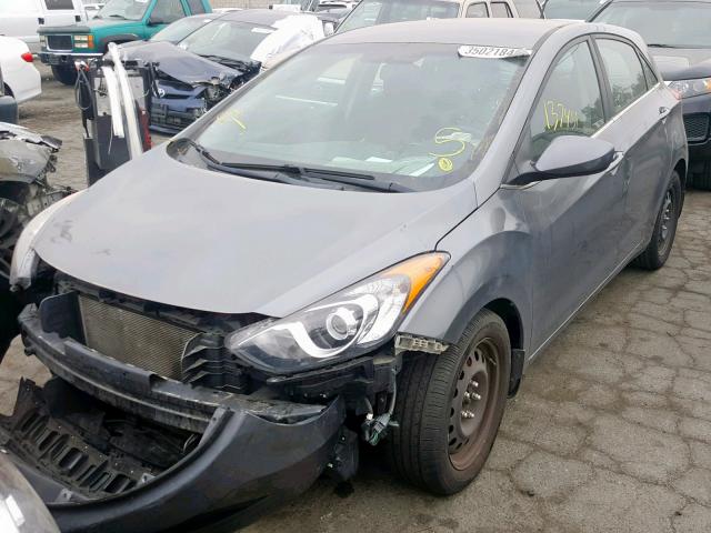 KMHD35LH6GU325757 - 2016 HYUNDAI ELANTRA GT GRAY photo 2