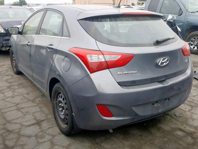 KMHD35LH6GU325757 - 2016 HYUNDAI ELANTRA GT GRAY photo 3