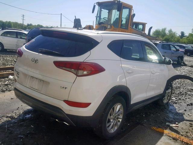 KM8J33A27GU044301 - 2016 HYUNDAI TUCSON LIM WHITE photo 4