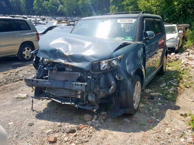 JTLKE50E981041451 - 2008 TOYOTA SCION XB GRAY photo 2