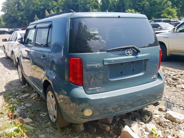 JTLKE50E981041451 - 2008 TOYOTA SCION XB GRAY photo 3