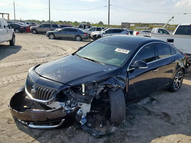 2G4GS5EK5C9143371 - 2012 BUICK REGAL PREM BLACK photo 2