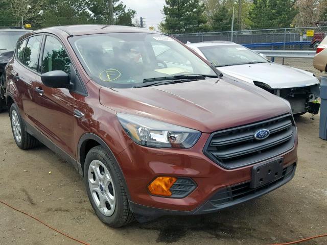 1FMCU0F77JUB83814 - 2018 FORD ESCAPE S MAROON photo 1