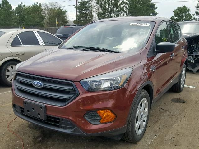 1FMCU0F77JUB83814 - 2018 FORD ESCAPE S MAROON photo 2