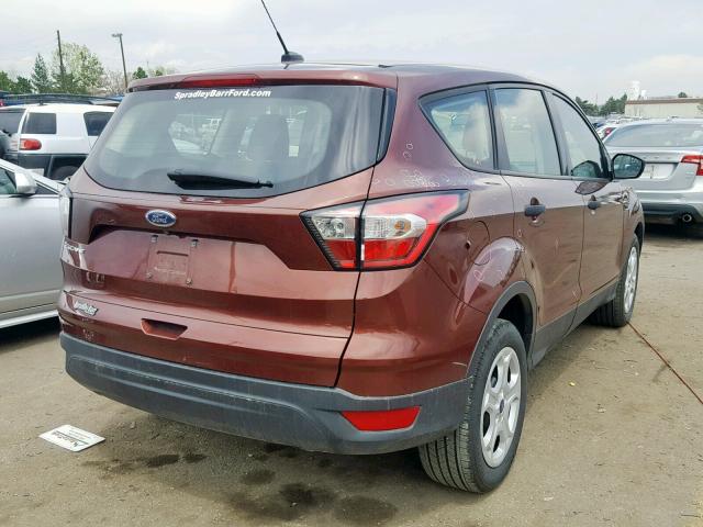 1FMCU0F77JUB83814 - 2018 FORD ESCAPE S MAROON photo 4