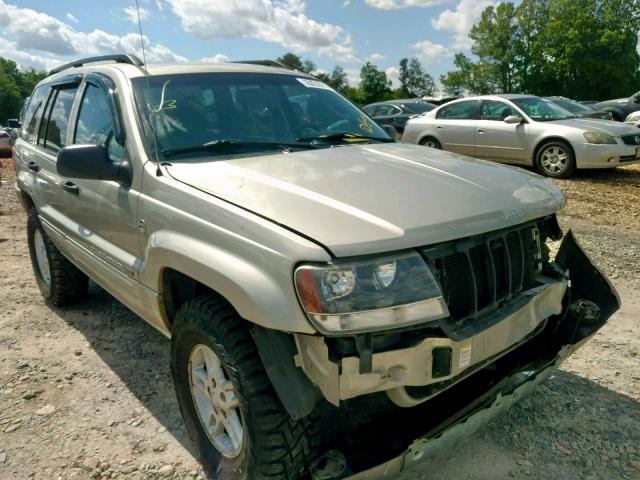 1J4GW48S74C240509 - 2004 JEEP GRAND CHER GOLD photo 1