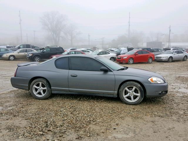 2G1WM15K669230535 - 2006 CHEVROLET MONTE CARL ნაცრისფერი ფოტო 9