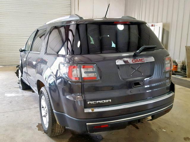 1GKKRNED5FJ363263 - 2015 GMC ACADIA SLE GRAY photo 3