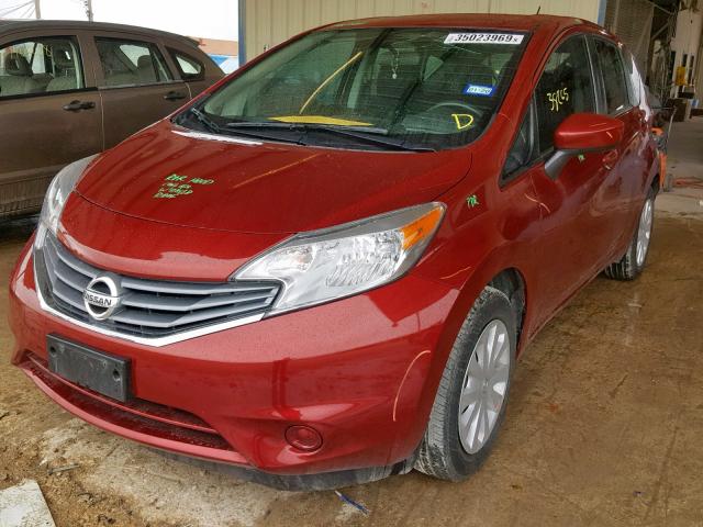 3N1CE2CP0GL376944 - 2016 NISSAN VERSA NOTE RED photo 2