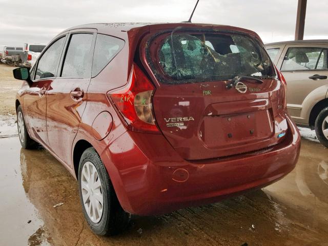 3N1CE2CP0GL376944 - 2016 NISSAN VERSA NOTE RED photo 3