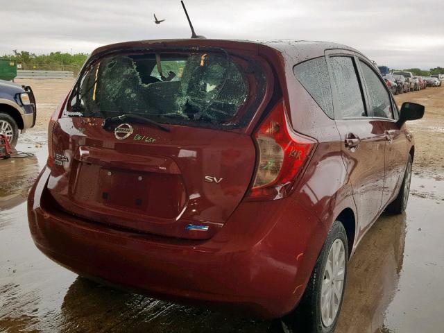 3N1CE2CP0GL376944 - 2016 NISSAN VERSA NOTE RED photo 4