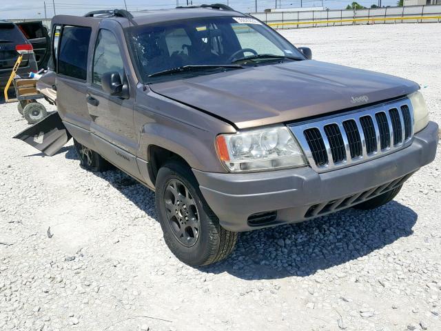 1J4GW48S31C661896 - 2001 JEEP GRAND CHER BROWN photo 1