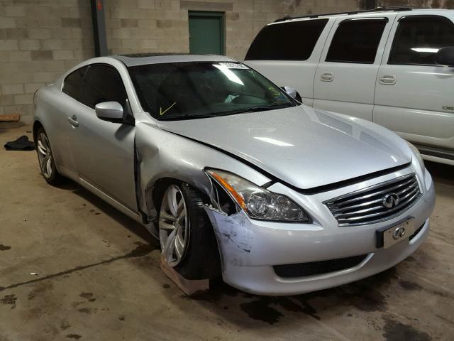 JNKCV64FX9M654296 - 2009 INFINITI G37 SILVER photo 1