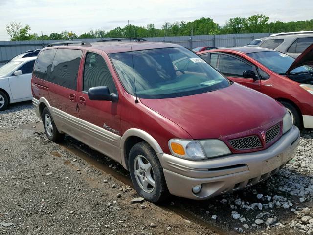 1GMDX03E44D124061 - 2004 PONTIAC MONTANA RED photo 1