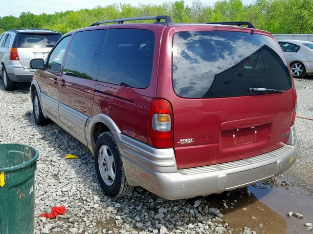 1GMDX03E44D124061 - 2004 PONTIAC MONTANA RED photo 3