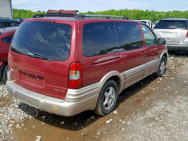 1GMDX03E44D124061 - 2004 PONTIAC MONTANA RED photo 4