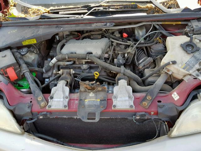 1GMDX03E44D124061 - 2004 PONTIAC MONTANA RED photo 7